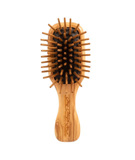 Chris Christensen Dog Brush, 20 mm Tiny Tot, Wood Pin Series, Groom Like a Professional, Readl Wood Pins, 100% Static-Free, Redistribute Natural Oils into Coat, Reduces Painful Pulling