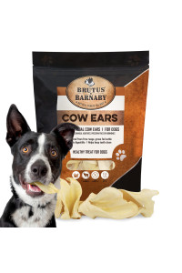 Premium Cow Ears For Dogs, Thick Cut & All-Natural Whole Ears, 100% Grass Fed Beef, No Additives Or Hormones, Safe Rawhide Alternative, Great Dog Treat Alternative To Pig Ears, Bully Sticks, Dog Bones
