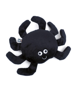 Petface Super Tough Rubber and Plush Izzy Spider Dog Toy