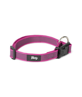 color & gray collar, 098 in (154-256 in), Pink-gray