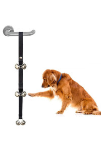 ADOgO Dog Training BellsHouse training Doorbells,6 Pcs 14 Loud Doggy Bells Length Adjustable Large doorbell for puppy Training