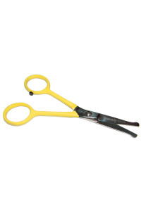 Tiny Trim 4.5 Ball-Tipped Scissor for Dog, Cat and all Pet Grooming - Ear, Nose, Face & Paw - Scaredy Cut's small Safety Scissor