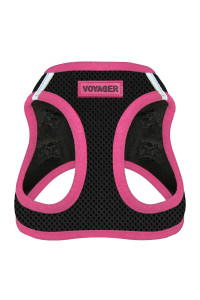 Voyager Step-In Air Dog Harness - All Weather Mesh Step in Vest Harness for Small and Medium Dogs by Best Pet Supplies - Pink, X-Large