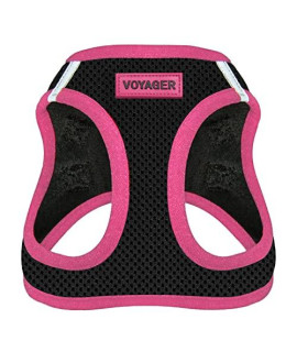 Voyager Step-In Air Dog Harness - All Weather Mesh Step in Vest Harness for Small and Medium Dogs by Best Pet Supplies - Pink, X-Small