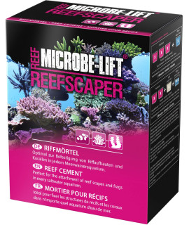 MICROBE-LIFT Reefscaper | Reef Mortar, Coral Glue, Perfect for Fixing Reef superstructures, Corals and offshoots in Any Marine Aquarium. | Contents: 1000g