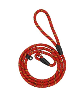 Coolrunner 5 FT Nylon Dog Leash, Pet Slip Lead, Heavy Duty Dog Rope, Standard Adjustable Dog Training Leash for Small & Medium Dogs(10-80 lb)