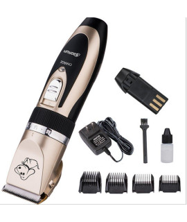 BaoRun Pet Dog Grooming Clippers Professional Rechargeable Cordless Hair Clippers with Comb Low Noise for Small Medium Large Dogs Cats