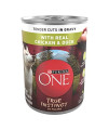 Purina ONE Natural Wet Dog Food Gravy, True Instinct Tender Cuts With Real Chicken and Duck - 13 oz. Can