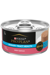 Purina Pro Plan Urinary Tract Cat Food Wet Pate, Urinary Tract Health Salmon Entree - 3 oz. Pull-Top Can