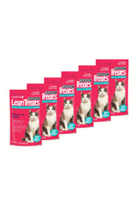 Covetrus Nutrisential Lean Treats for Cats - Soft Cat Treats for Small, Medium, Large Cats - Nutritional Low Fat Bite Size Feline Treats - Chicken Flavor - 6 Pack - 3.5oz