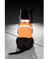 2PET Dog Hunting Vest and Safety Reflective Vest - Used for High Visibility - Protects Pets from Cars & Hunting Accidents in Both Urban and Rural Environments - Medium Radiant Orange
