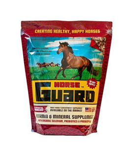 Horse Guard 4.6 lb, Equine Vitamin Mineral Supplement with Organic Selenium & Vitamin E