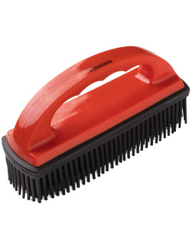 Vitazoo Pet Hair Remover Brush for Couch & Carpet in Red - Cat Hair Remover for Clothes with Soft Bristles - Dog Fur Remover for Car Interior and Home Furniture