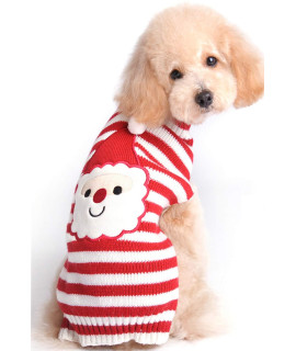 BOBIBI Dog Sweater Christmas Santa Pet Cat Winter Knitwear Warm Clothes