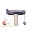 Roypet 32 Cat Tree with Scratching Pad and Perch, Grey