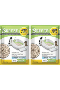 Purina Tidy Cats Litter, Breeze Litter Pellets to be Used with Breeze Litter System, Prevents Dust and Tracking, 3.5 LB Each (Pack of 2)