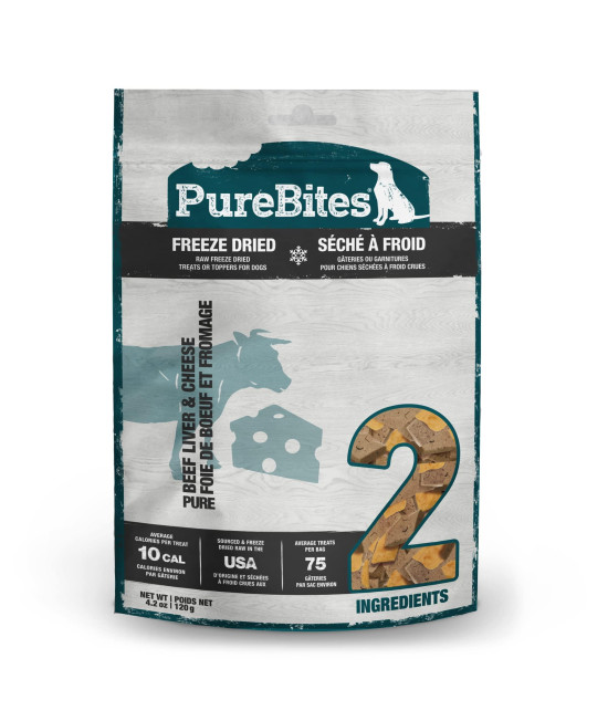 PureBites Beef & Cheese Freeze-Dried Treats For Dogs