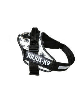 IDc Powerharness, Size: L1, White with Skull and crossbones