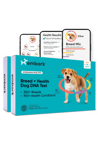Embark Breed & Health Kit (2 Pack) - Dog DNA Test - Discover Breed, Ancestry, Relative Finder, Genetic Health, Traits, COI