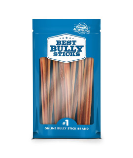 Best Bully Sticks 12 Inch All-Natural Bully Sticks for Dogs - 12 Fully Digestible, 100% Grass-Fed Beef, Grain and Rawhide Free 12 Pack