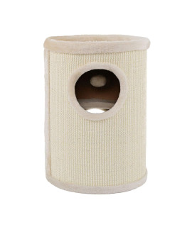 Cat Scratching Post with Sisal Scratching Post 50 cm Height Beige