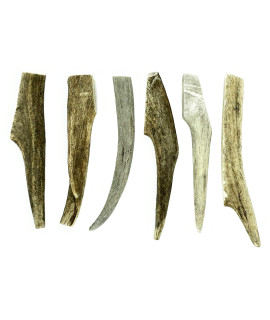 Deer Valley Chews (Small 5-7 Inches, 6 Pack) Premium Deer Antler for Small Dogs - Long Lasting Dog Bone for Teething and Chewing - Organic, Odorless, Naturally Shed, USA