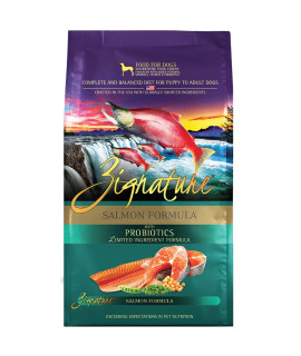 Zignature, Salmon Limited Ingredient Formula Grain-Free Dry Dog Food, 25-lb