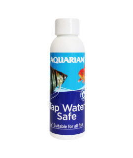 AQUARIAN TAP WATER SAFE, Aquarium Water conditioner, 118 ml Bottle