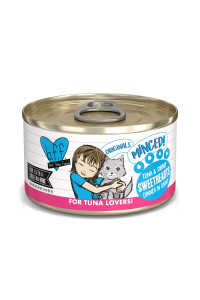 Best Feline Friend (B.F.F.) Tuna & Shrimp Sweethearts with Red Meat Tuna & Shrimp in Gravy Cat Food by Weruva, 3oz Can (Pack of 24)