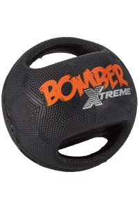 ZEUS Xtreme Bomber, Lightweight and Tough Dog Toy with Squeaker, Black, Mini (98079)