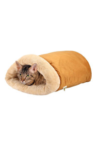 Pet Magasin Self Warming Cat Cave Bed with 4-Way Cat Hideaways