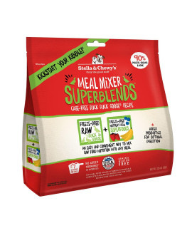 Stella & Chewy's Freeze Dried Raw Cage-Free Duck & Goose Meal Mixers - SuperBlends Dog Food Topper - Grain Free, Protein Rich Recipe - 3.25 oz Bag