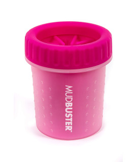 Dexas MudBuster Portable Dog Paw Cleaner, Small, Pink, PW700233