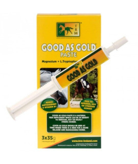TRM Effective Horse calming Supplements, good As gold Paste - 3 x 35g (123 oz)