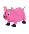Tender-Tuffs Big Shots - Tough Plush Dog Toys for Large Breeds - Plump Pink Pig