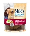 Milo's Kitchen Dog Treats, Chicken & Apple Sausage Slices, 18 Ounce