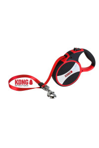 Alcott Kong Explore Retractable Dog Leash, Large, Red, 24' Long,KNG EXP LG RD