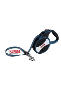 Alcott Kong Explore Retractable Dog Leash, Large, Blue, 24' Long,KNG EXP LG BL