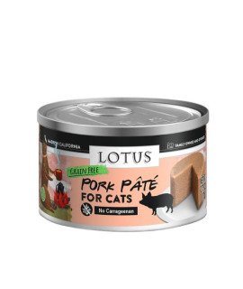 Lotus Cat Pate Grain Free Pork 2.75Oz