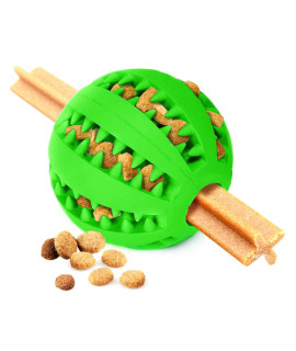 SunGrow Teething Treat Chew Ball for Rabbit, Ferret, Guinea Pig, Puppy, Kitten Tooth Clearing Puzzle Treat Dispenser, Aquarium Fish Bloodworm & Snack Holder