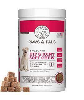 Glucosamine for Dogs, 240 Soft Chews of Advanced Hip and Joint Supplements for Dogs Vet Formulated with Chondroitin & MSM for Mobility Support Keeping Your Dog Young - Tasty Flavor