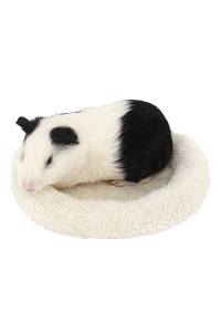 BWOgUE Hamster Bed,Round Velvet Warm Sleep Mat Pad for HamsterHedgehogSquirrelMiceRats and Other Small Animals