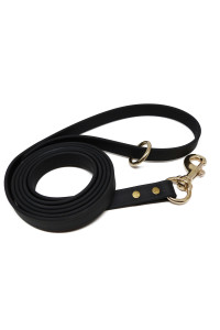 JIM HODgES DOg TRAININg gummy Dog Leash, Biothane, Dog Training Leash, Waterproof, Weatherproof, Made in The USA, 6 Foot Length for Small, Medium & Large Dogs or Puppies, Various Sizes & colors