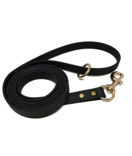 JIM HODgES DOg TRAININg gummy Dog Leash, Biothane, Dog Training Leash, Waterproof, Weatherproof, Made in The USA, 6 Foot Length for Small, Medium & Large Dogs or Puppies, Various Sizes & colors