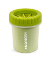 Dexas MudBuster Portable Dog Paw Cleaner, Small, Green,PW700383