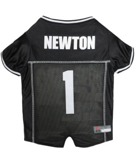 NFL Dog Jersey - CAM Newton 1 Pet Jersey - NFL Carolina Panthers Mesh Jersey, Large