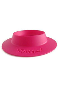 STAYbowl Tip-Proof Bowl for Guinea Pigs and Other Small Pets - Fuchsia (Pink) - Large 3/4 Cup Size New