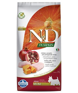Farmina N&D Dog Dry grain Free Pumpkin Mini chicken & Pomegranate 154 Pounds