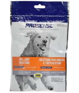 ProSense Hip and Joint Solutions 60 Count, for Dogs, Advanced Strength Glucosamine Chews