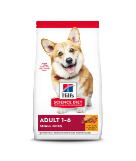 Hill's Science Diet Dry Dog Food, Adult, Small Bites, Chicken & Barley Recipe, 35 lb. Bag